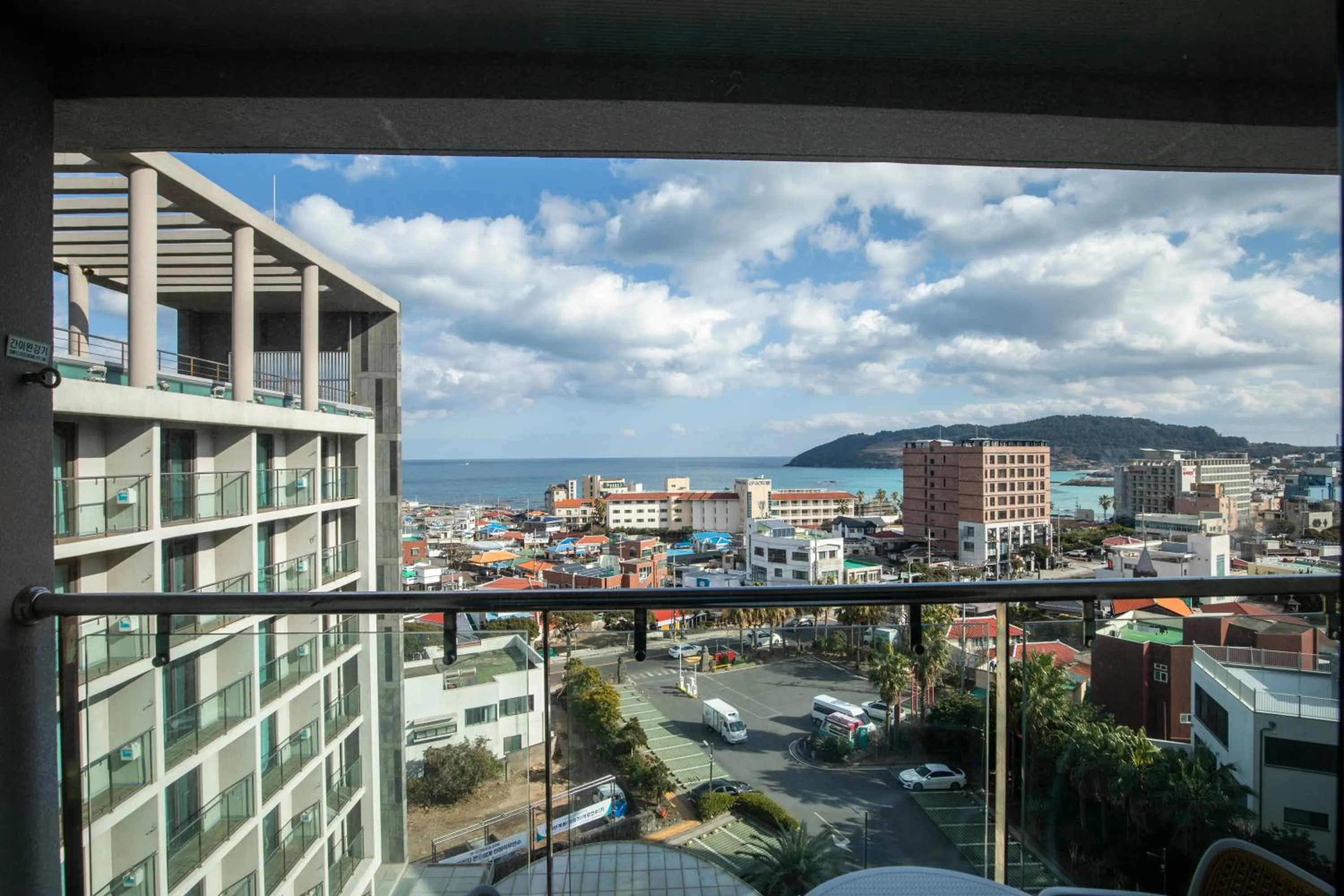 Ocean View Balcony Quadruple in Ramada by Wyndham Jeju Hamdeok