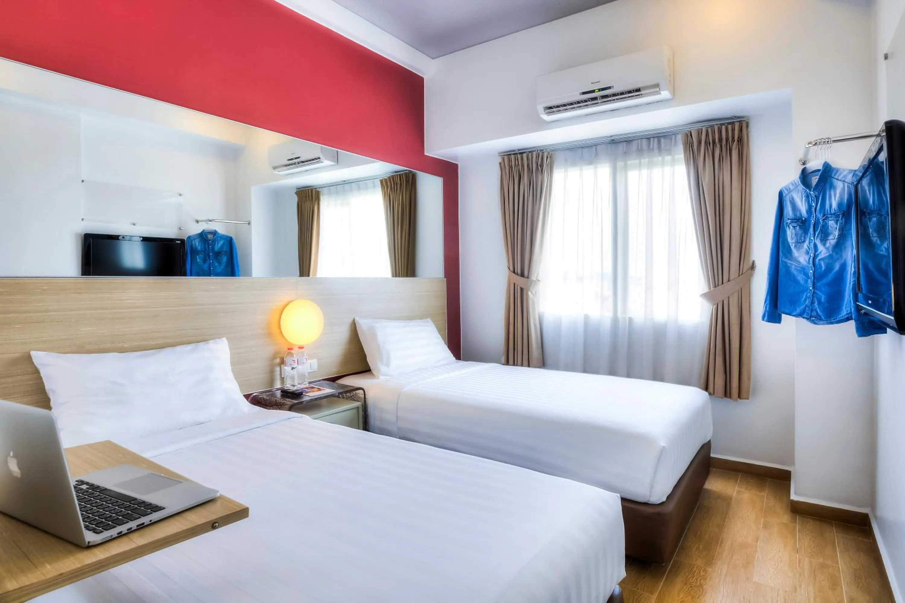 Twin Room in Monoloog Hotel Surabaya