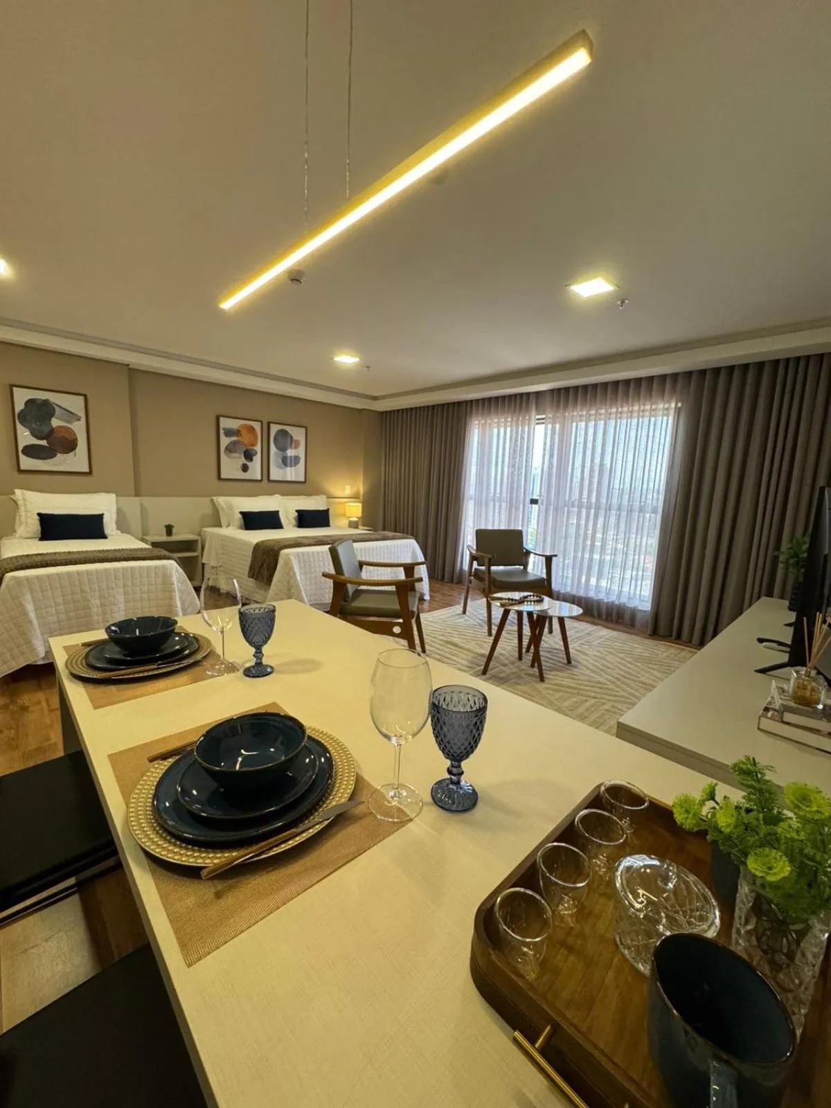 Deluxe Triple Room in Hotel Flat Afonso Pena e Centro de Convenções Campo Grande