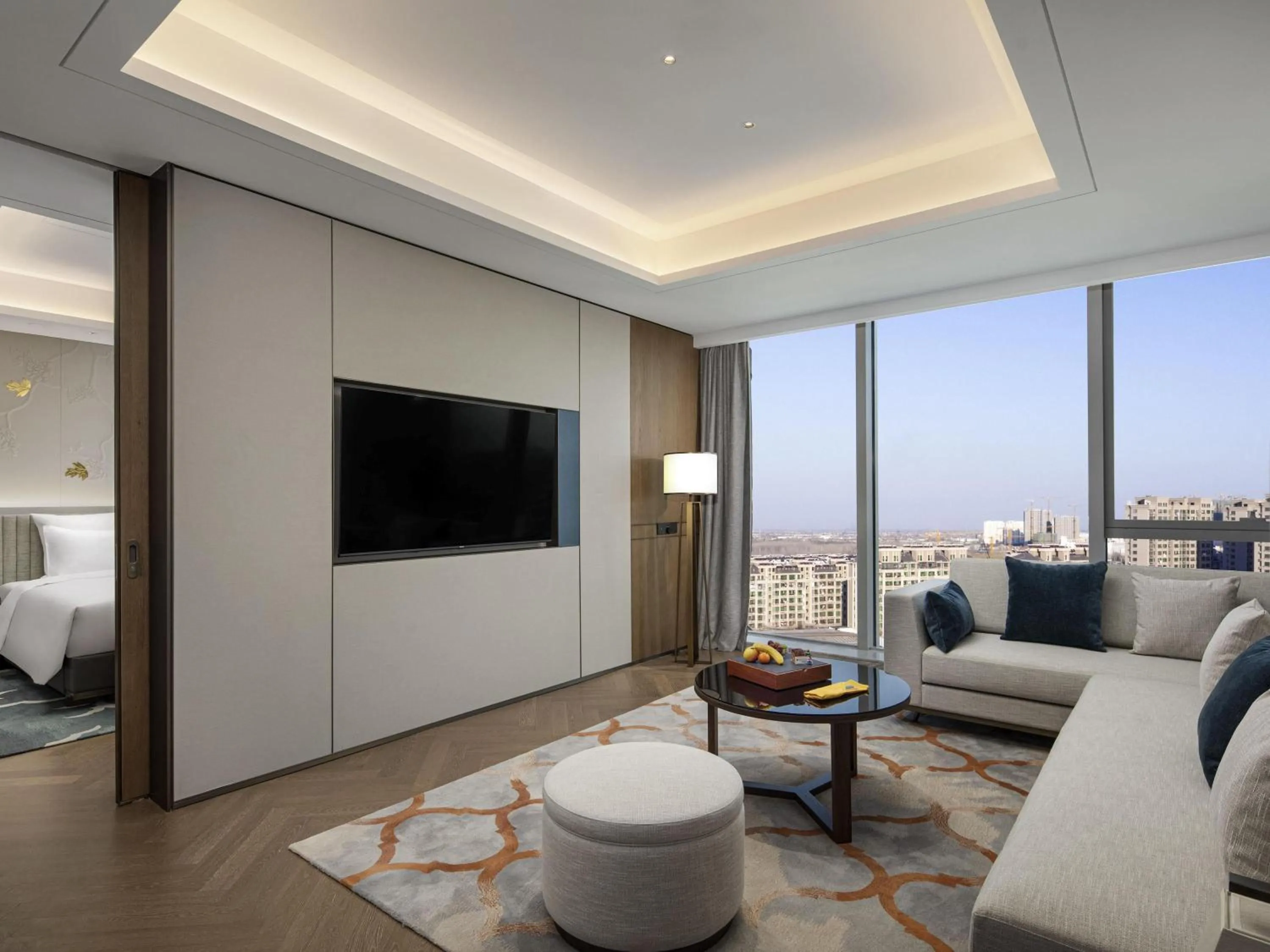 Deluxe Suite with One King Bed and Lounge Access in Pullman Huai'an