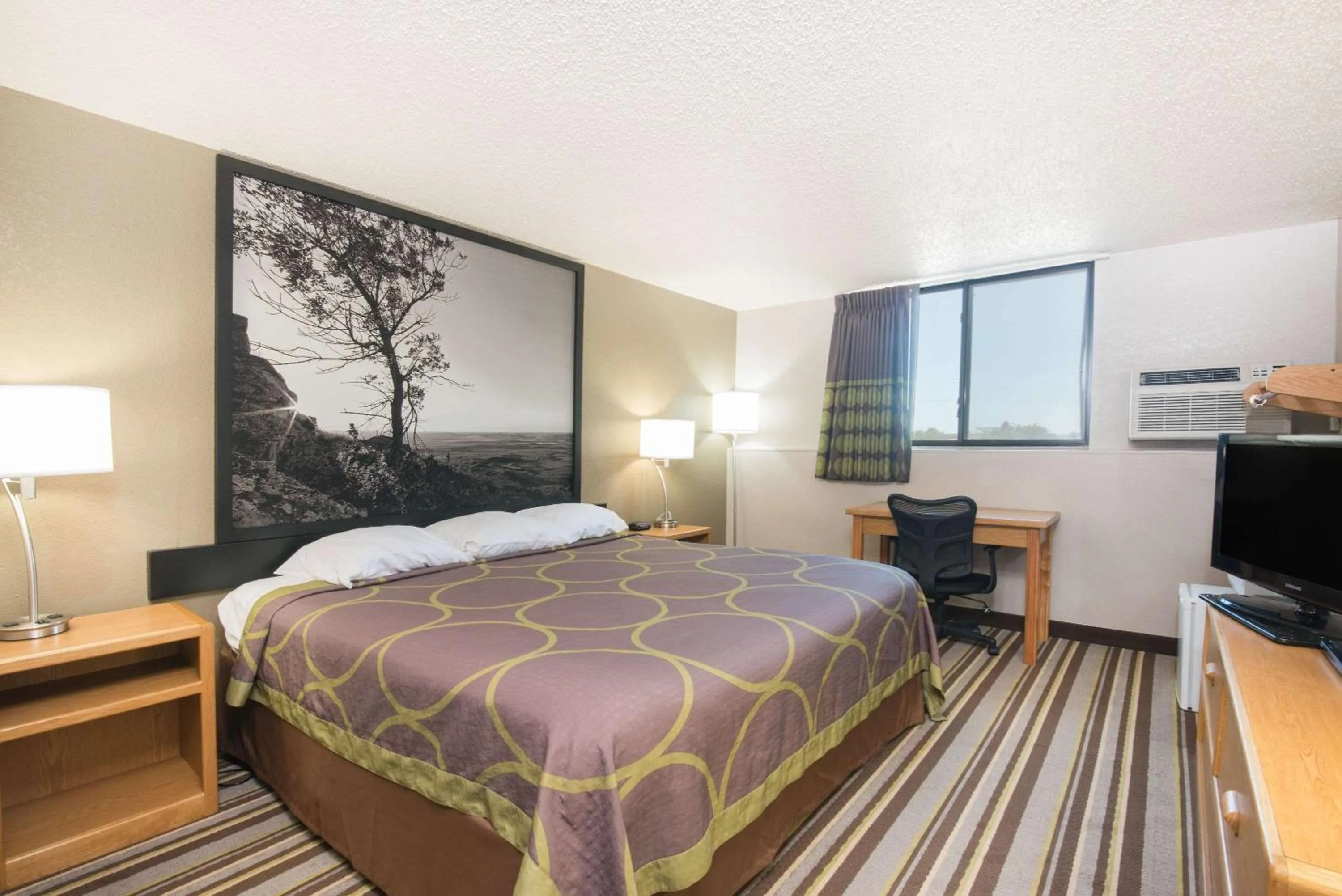 King Room - Disability Access - Non-Smoking in Super 8 by Wyndham Jamestown