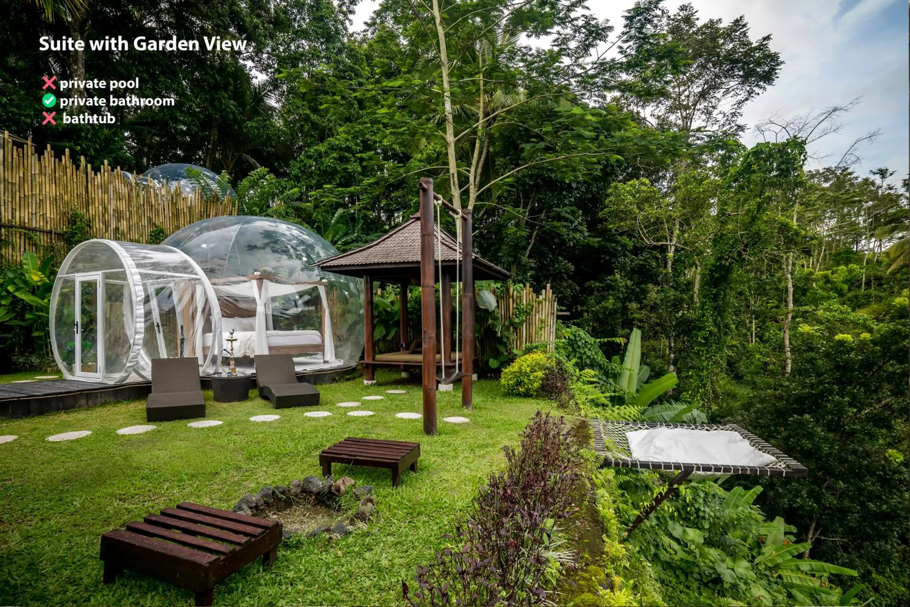 Suite with Garden View in Bubble Hotel Bali Ubud - Adults Only - New Year's Offer