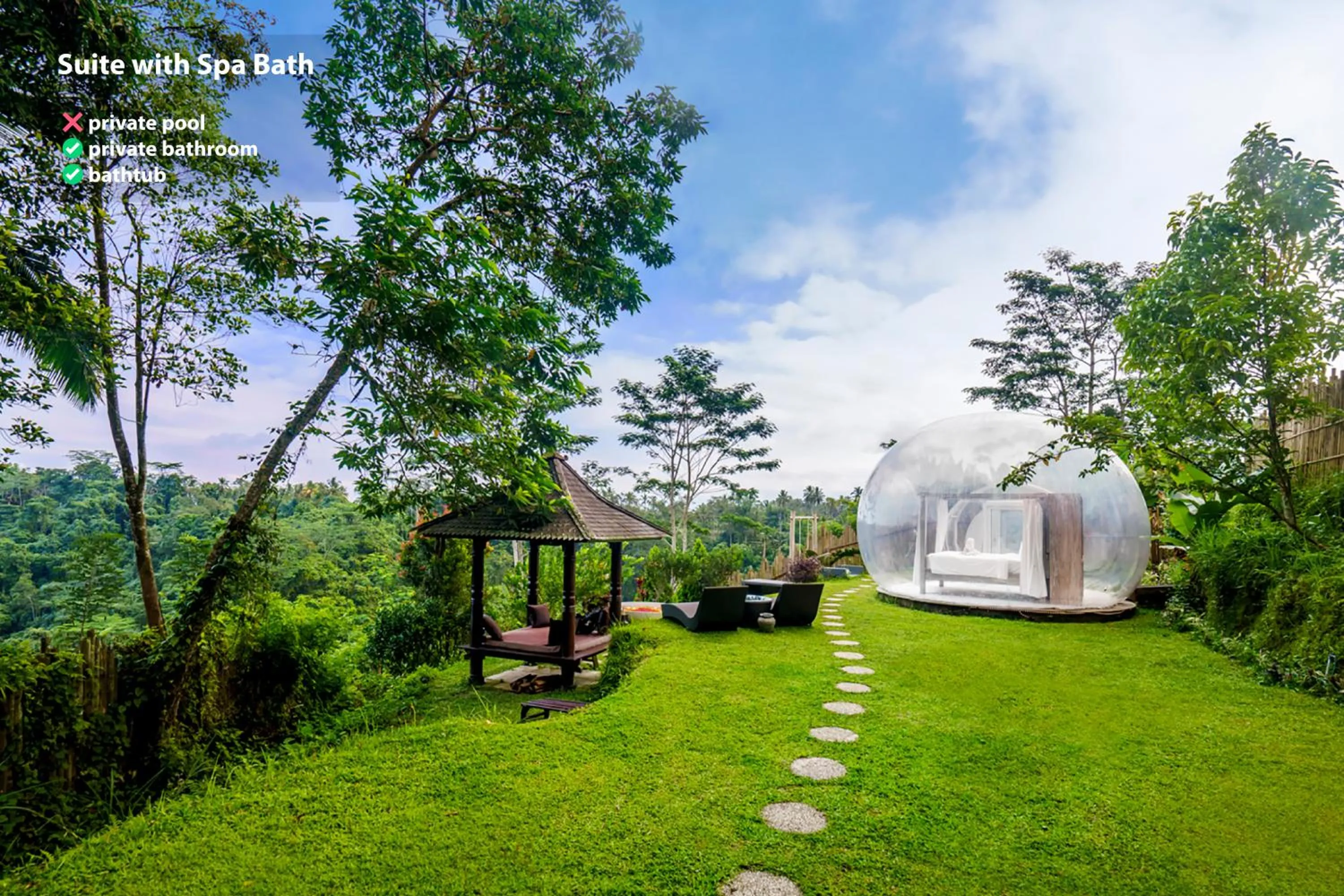 Suite with Spa Bath in Bubble Hotel Bali Ubud - Adults Only