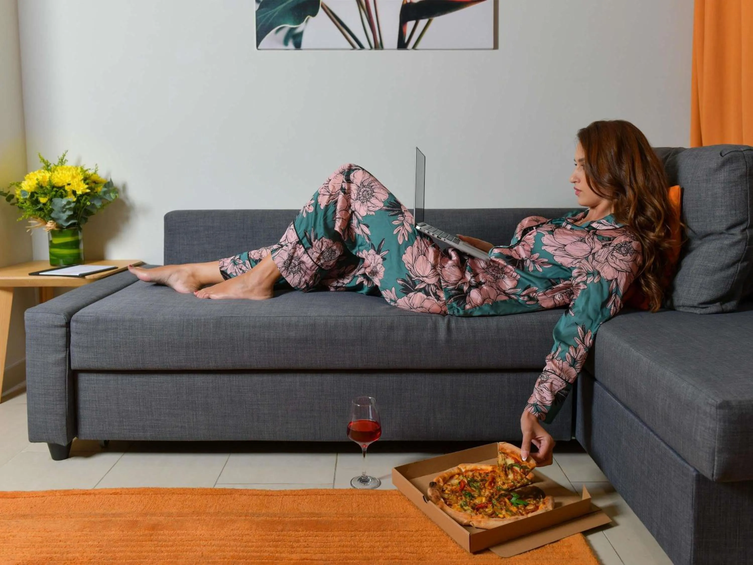 Two-Bedroom Apartment with Two King and One Single Sofa Bed  in Adagio Doha