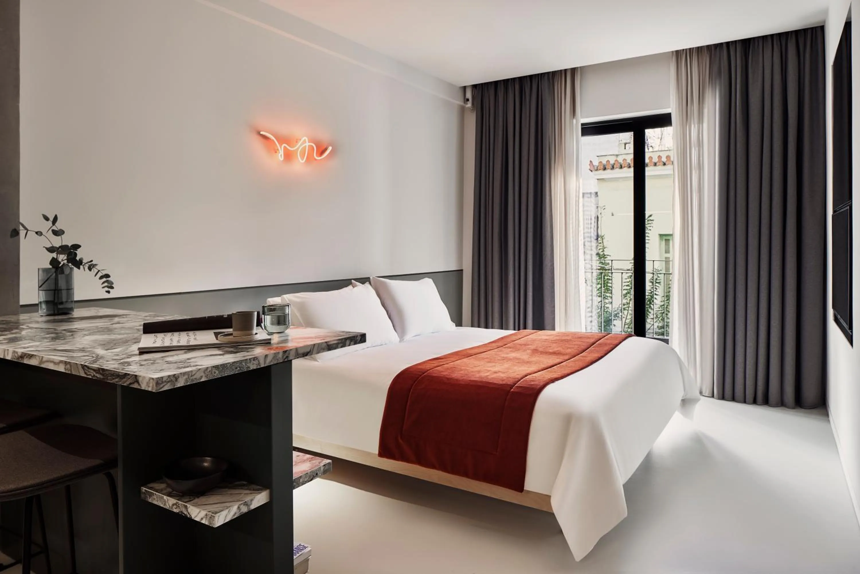 Deluxe Double Room with Balcony in The Newel Metaxourgeio