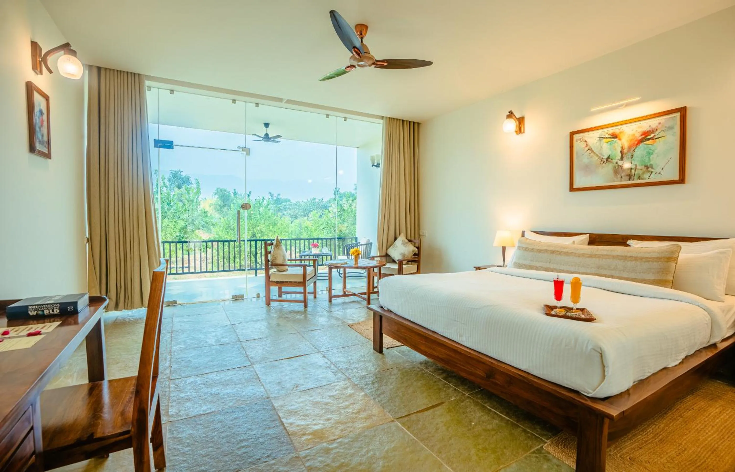 Deluxe Double Room (2 Adults + 1 Child) in Guldaar Sariska - A luxury Forest Resort