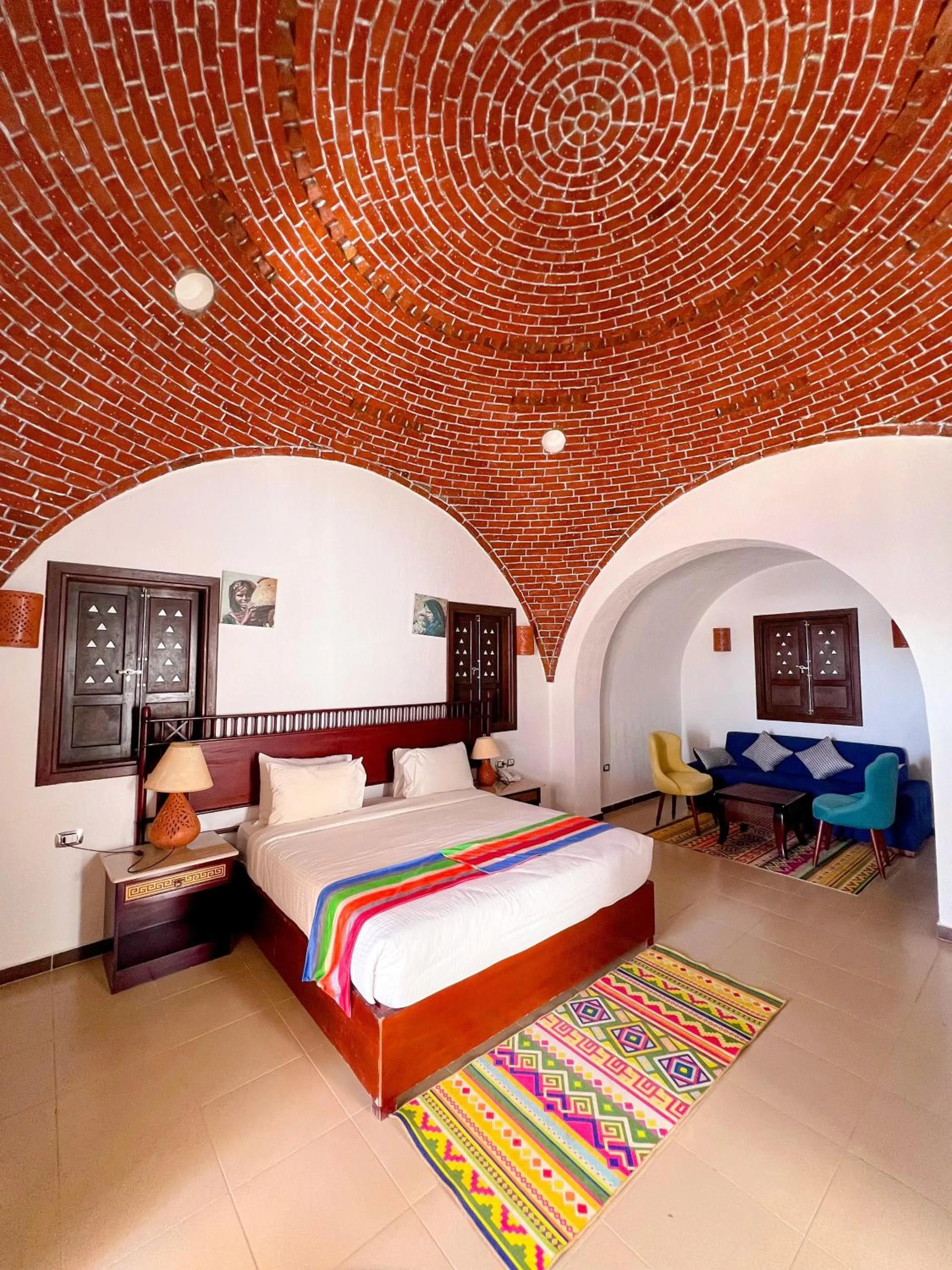 Double Room with Sea View in Beach safari nubian resort