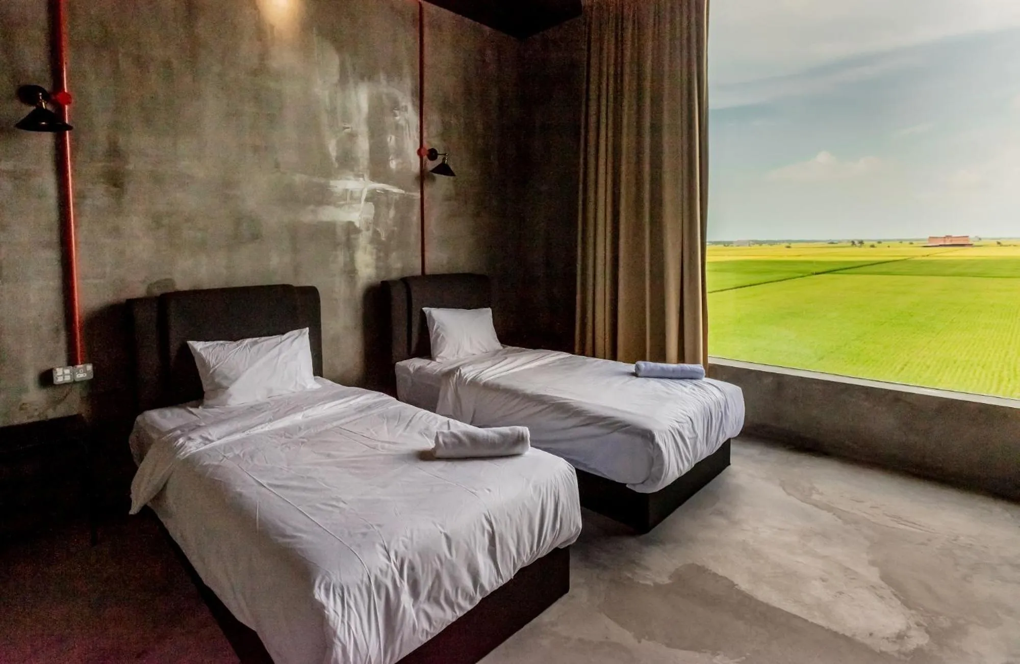 Deluxe Twin Room in PADI Sentral @ Sekinchan