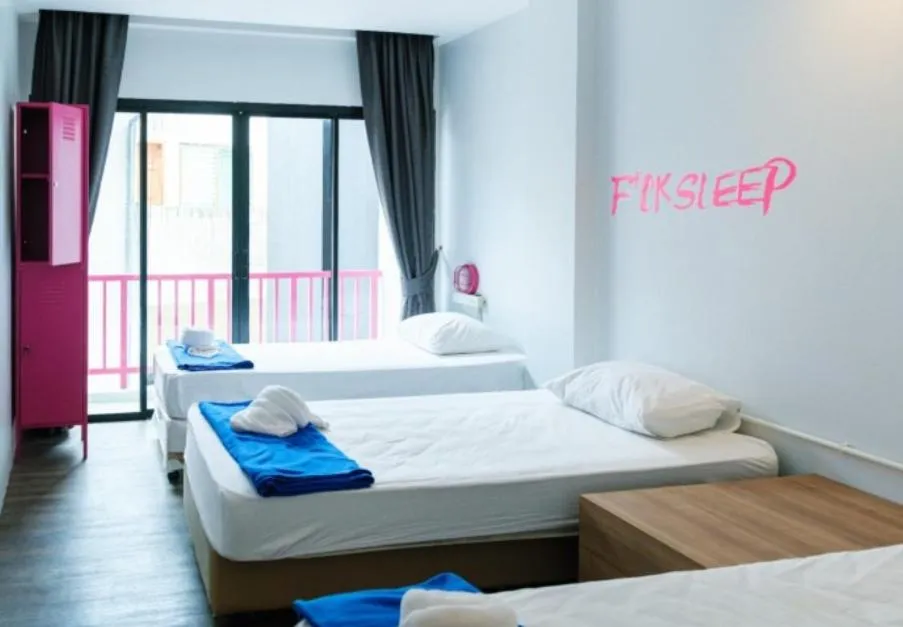 Triple Room in Slumber Surf Phuket Kata