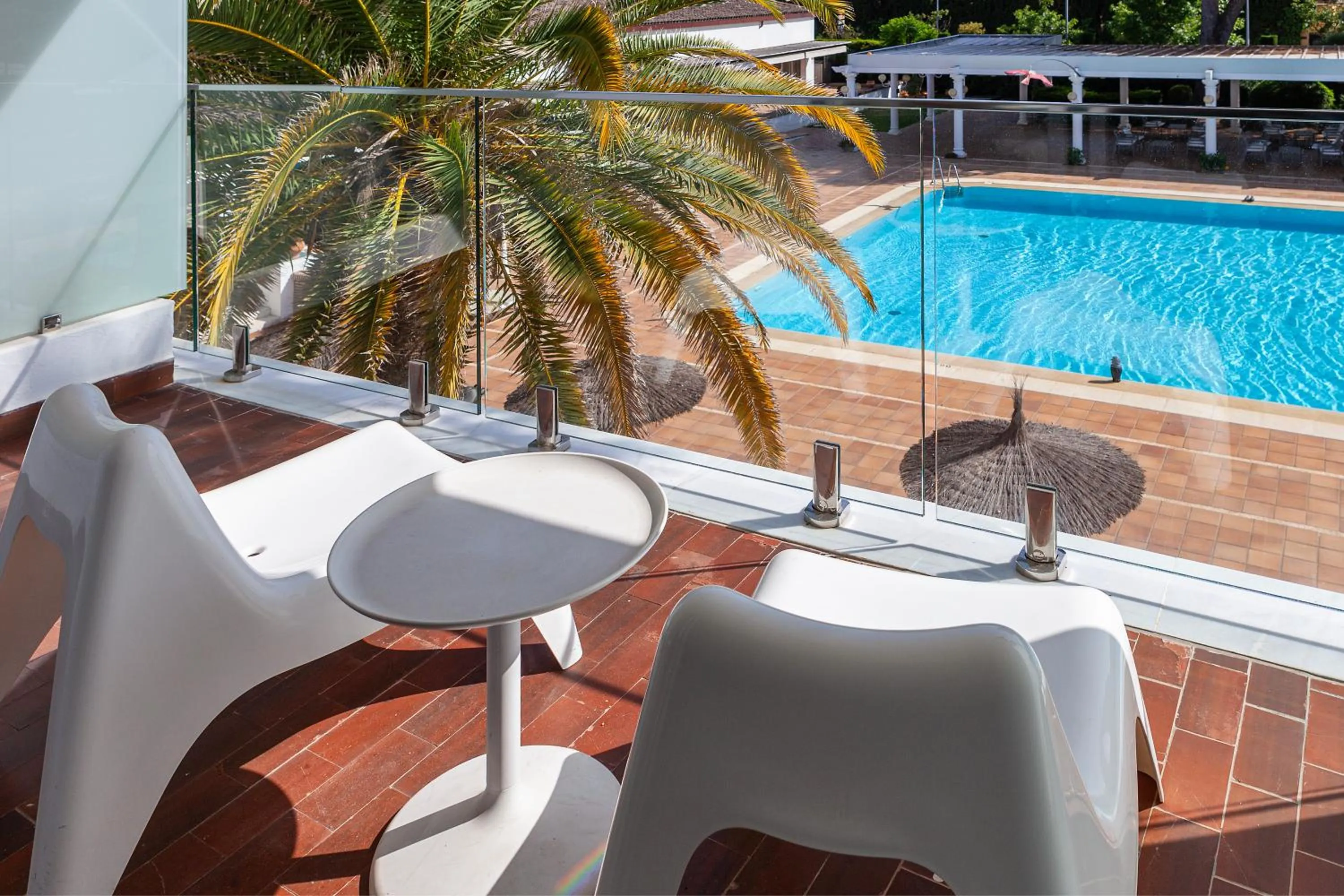 Double or Twin Room with Pool View in Hotel Jerez & Spa