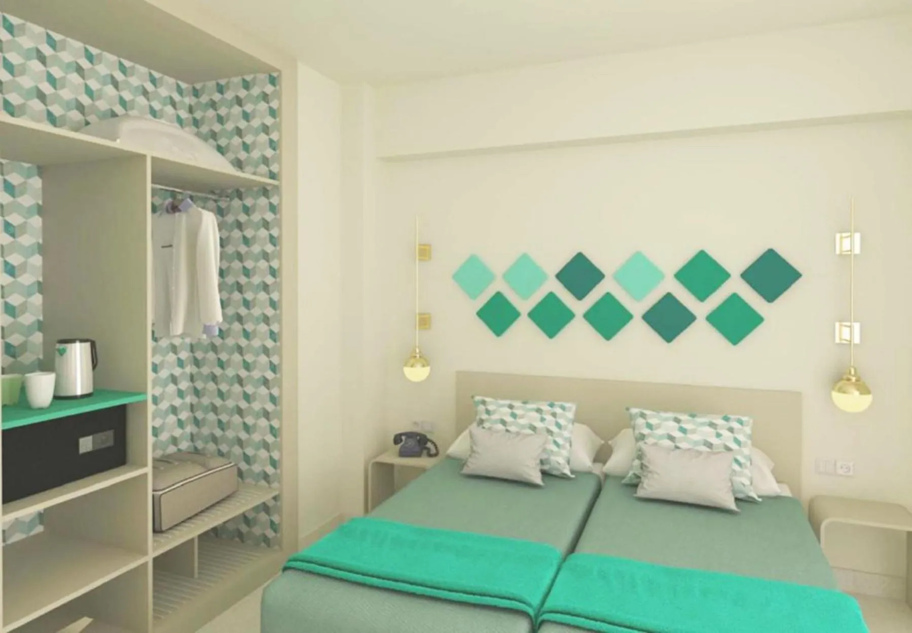 Large Double Room in Hotel Gala Placidia 3'''sup