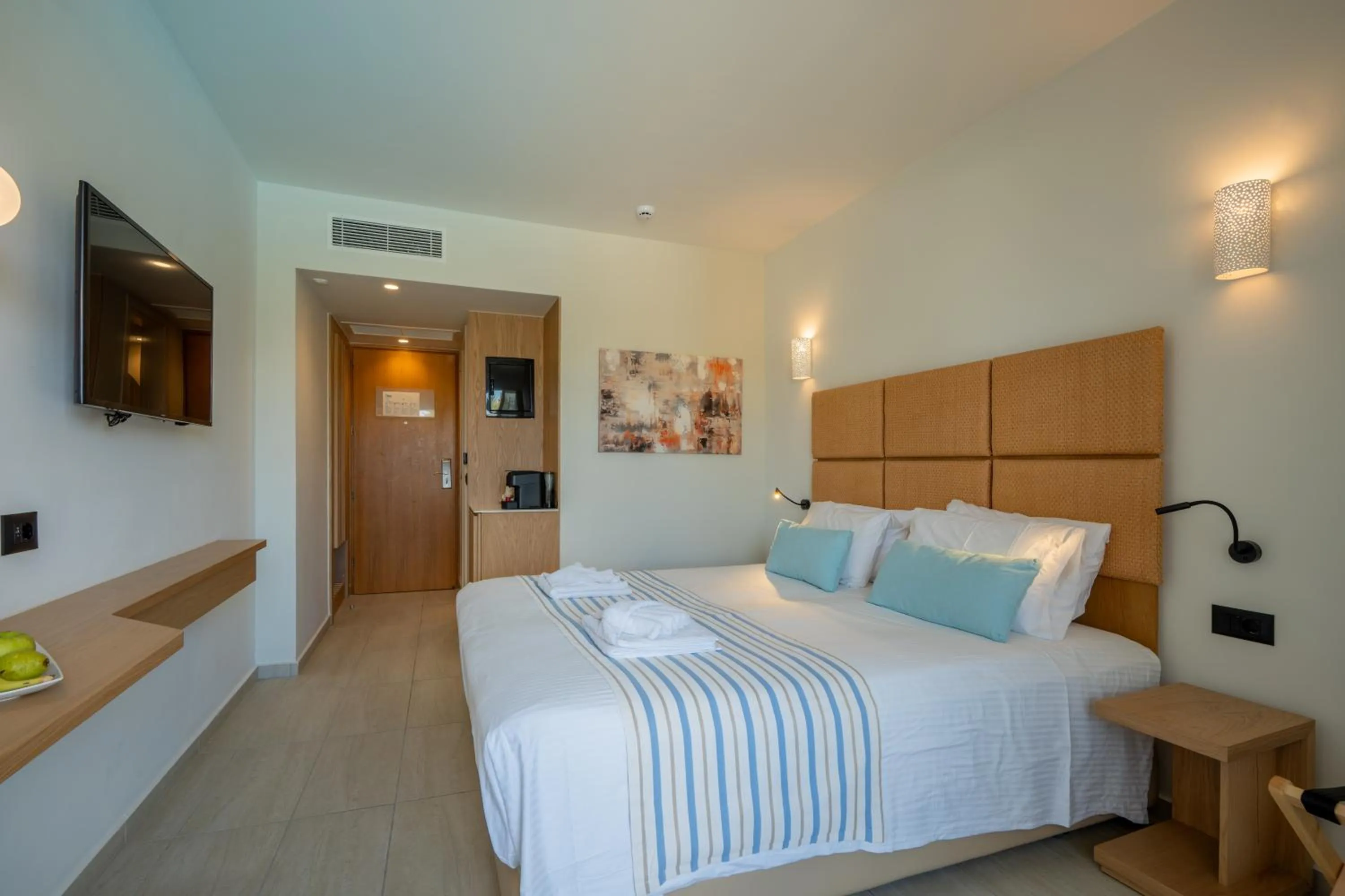 Deluxe Double or Twin Room with Pool View in Minos Hotel