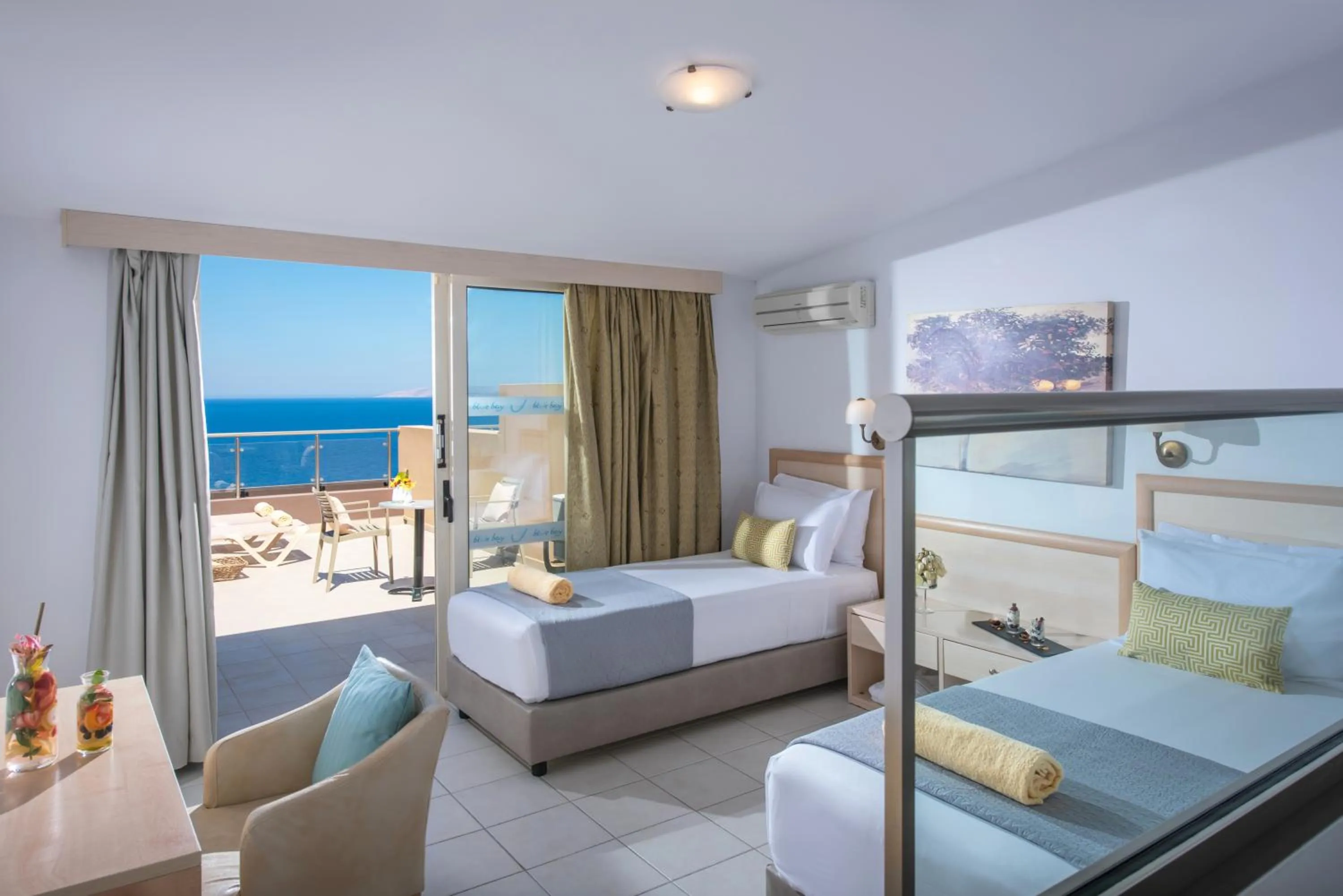 Family Suite with Sea View in Blue Bay Resort Hotel