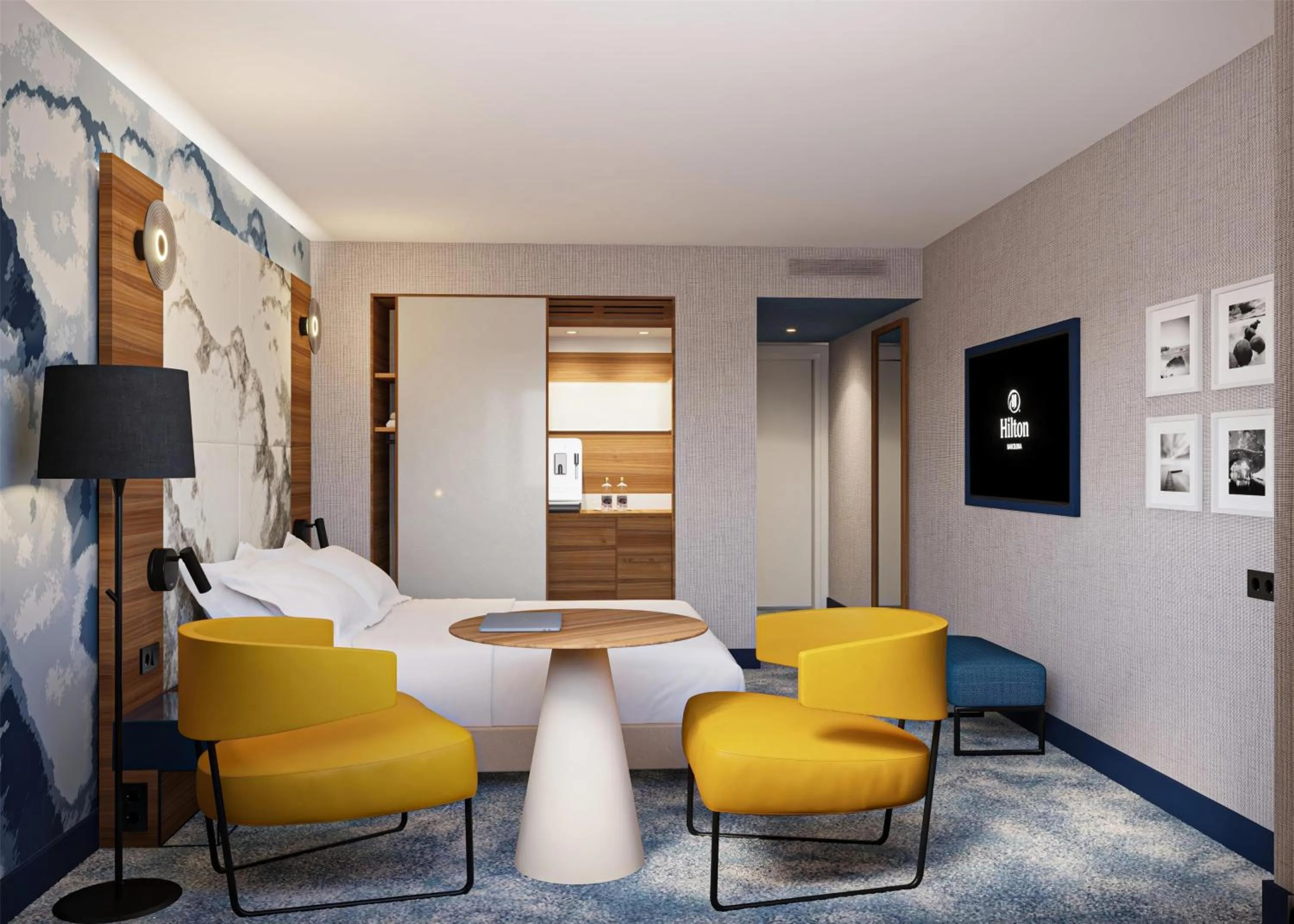 King Guest Room in Hilton Barcelona