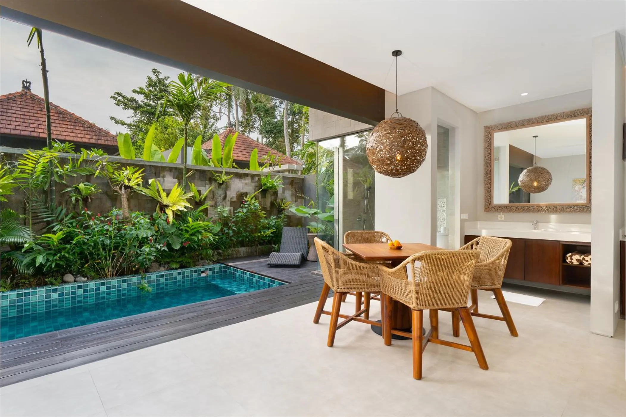 One-Bedroom Villa with Living Room in The Ning Resort Ubud