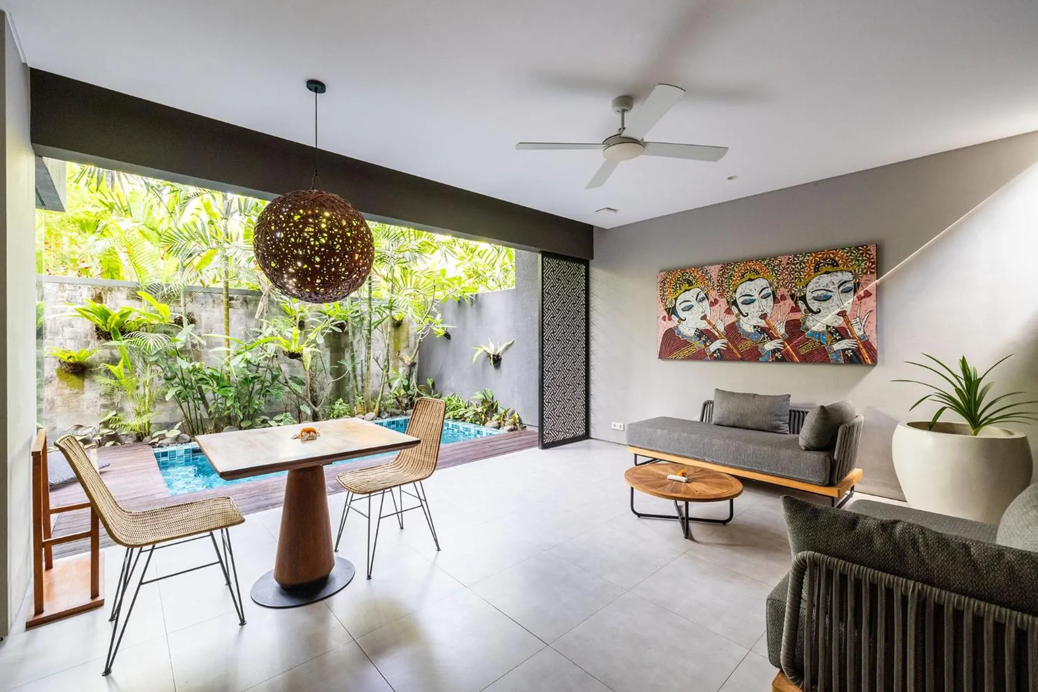 One-Bedroom Villa with Living Room in The Ning Resort Ubud