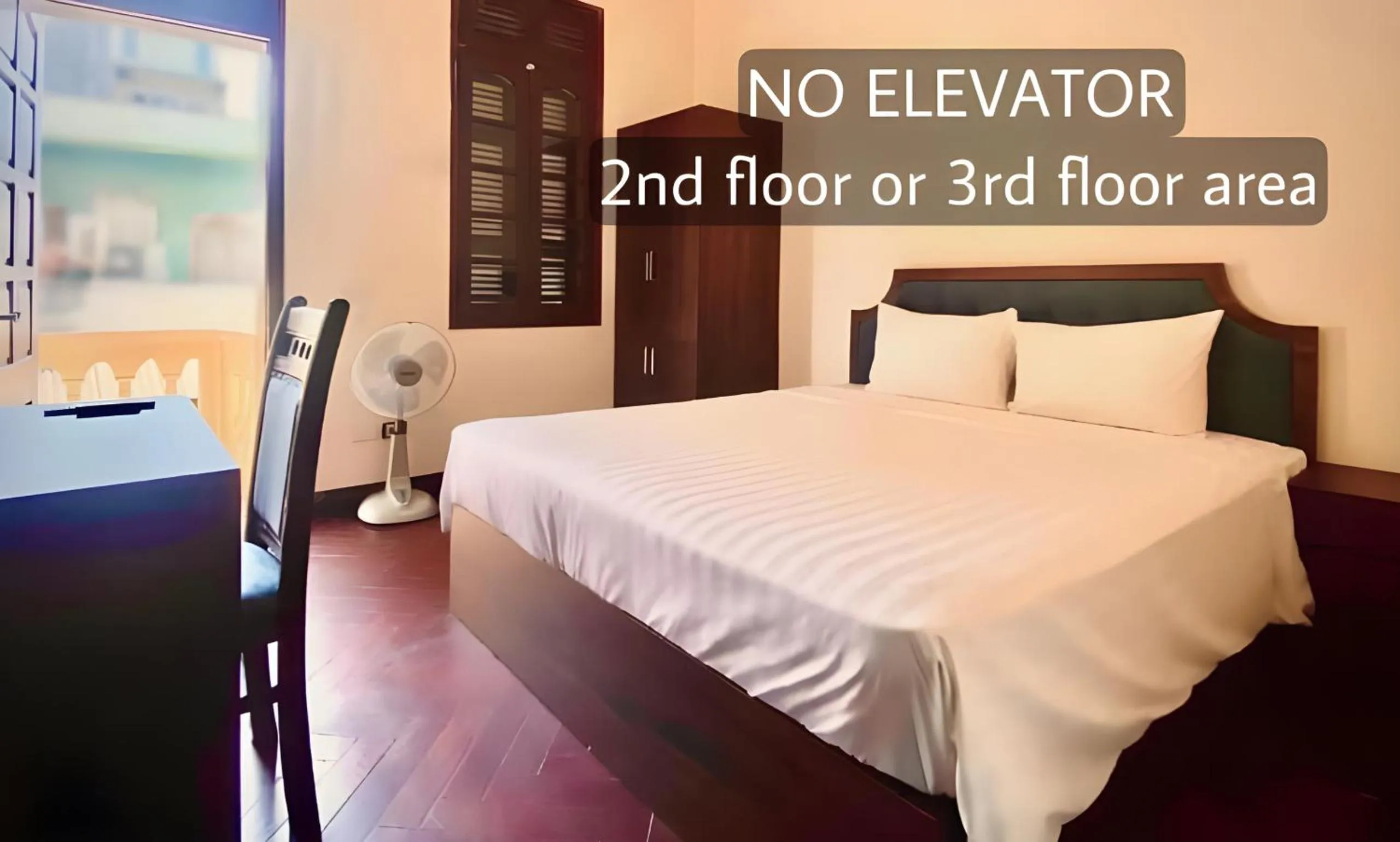 Double Room with Balcony in Hanoi Hidden Guest House