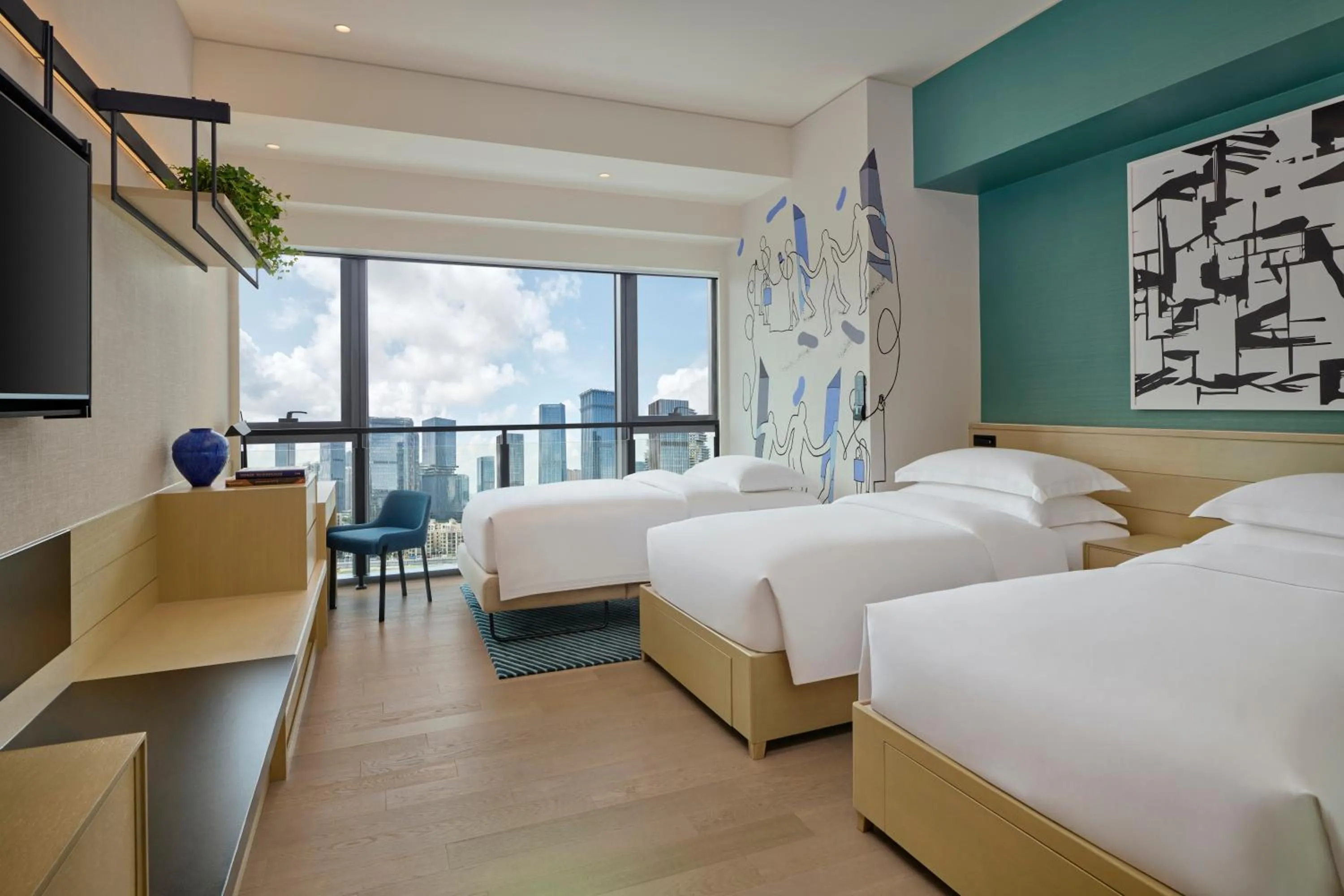 Habitat Family Twin with Sofa Bed in Artyzen Habitat Hengqin Zhuhai