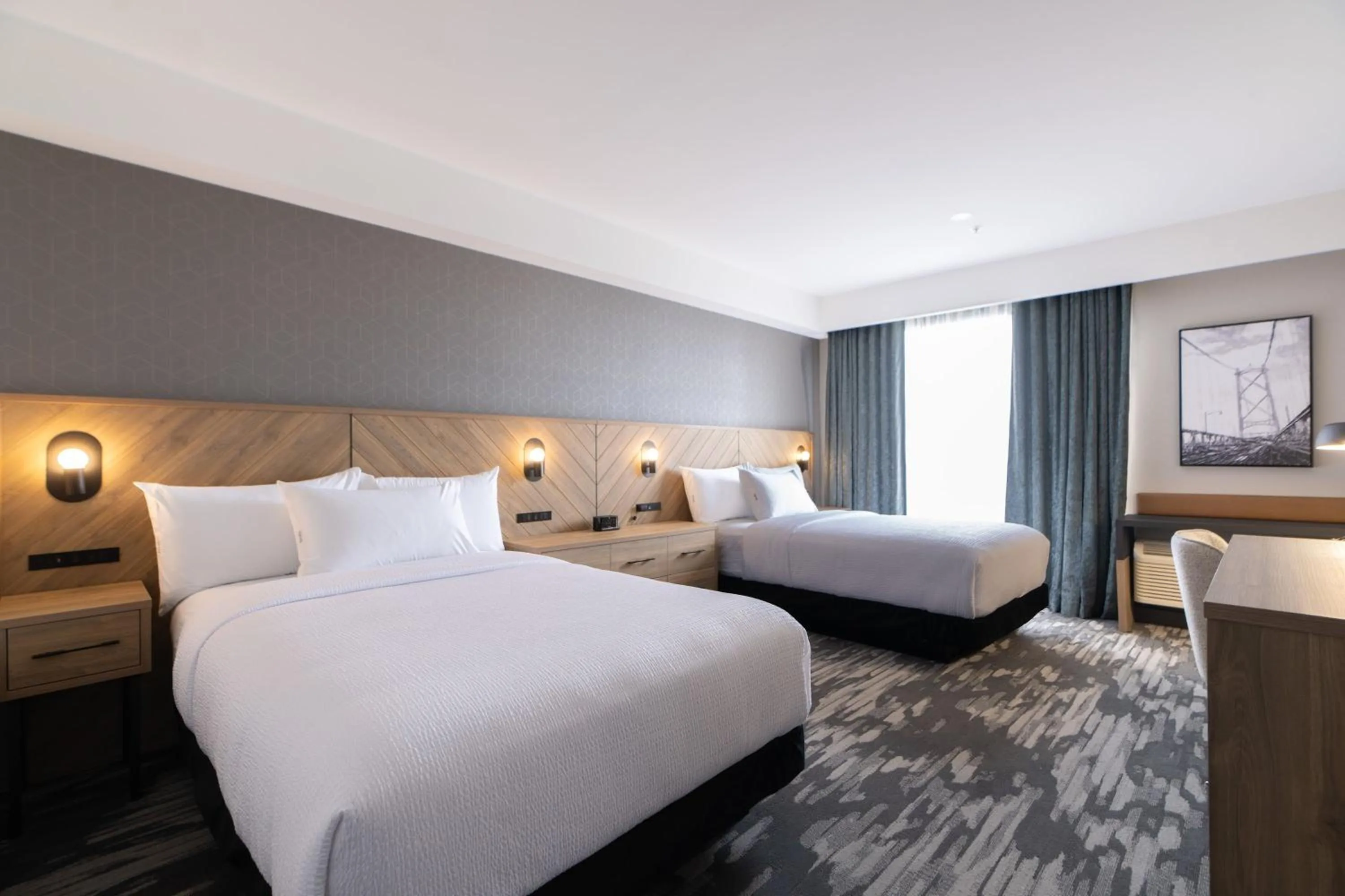 Accessible Room, 2 Double Beds, Roll-In Shower in Sandman Signature Dartmouth Hotel & Suites