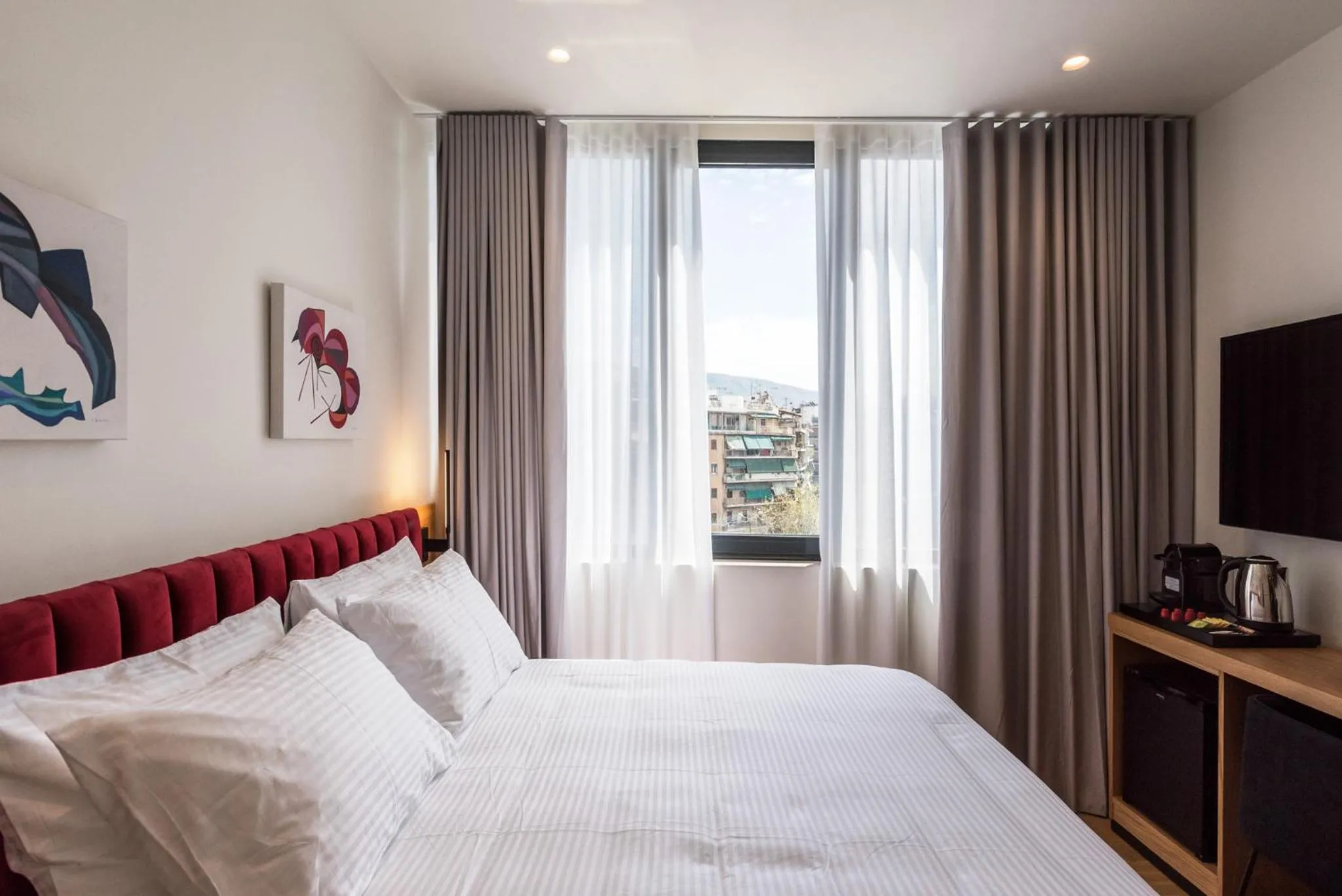 Classic Double Room with City View in Urban Frame Acropolis
