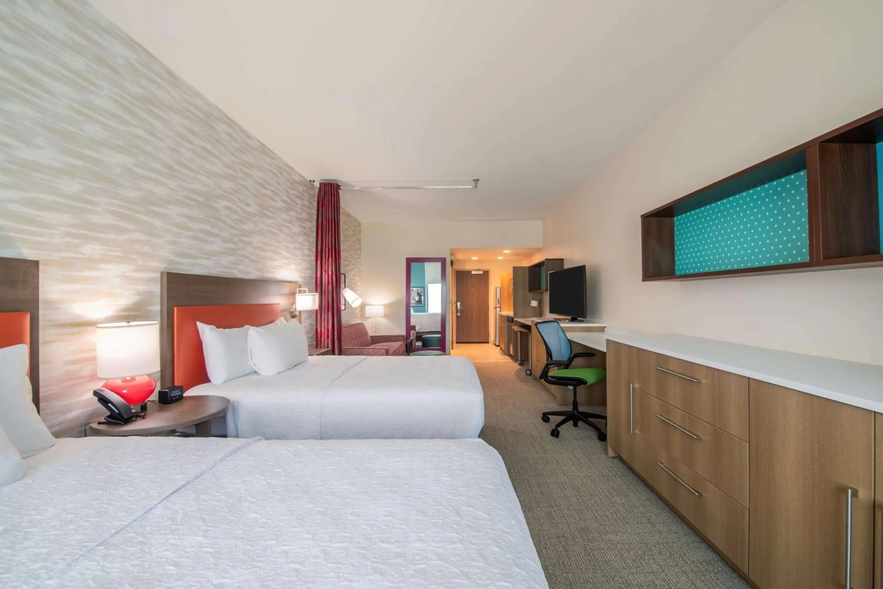 Studio Suite with Two Queen Beds in Home2 Suites By Hilton Kingsland