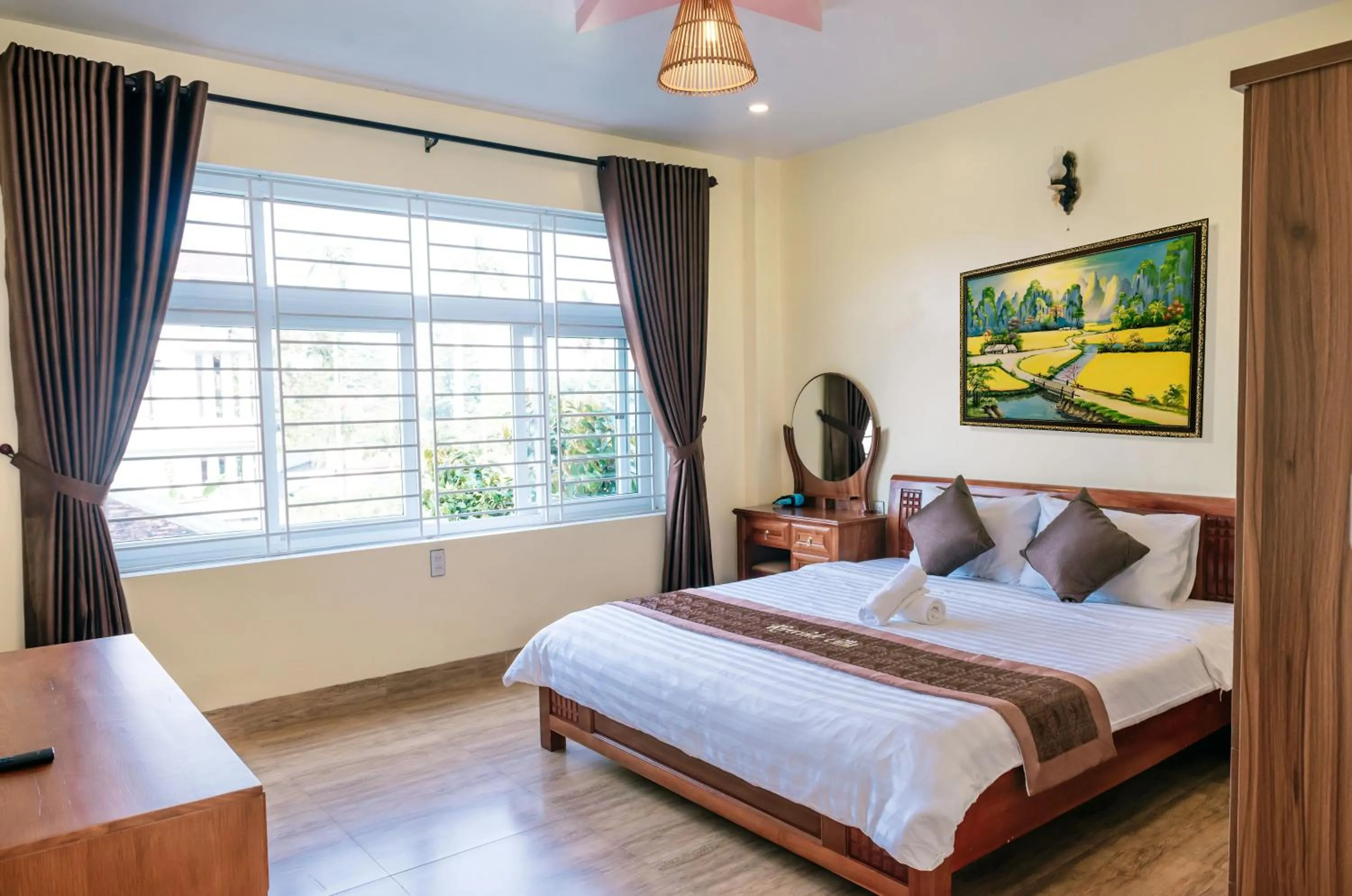 King Room with Garden View in Orchid Riverside Villa
