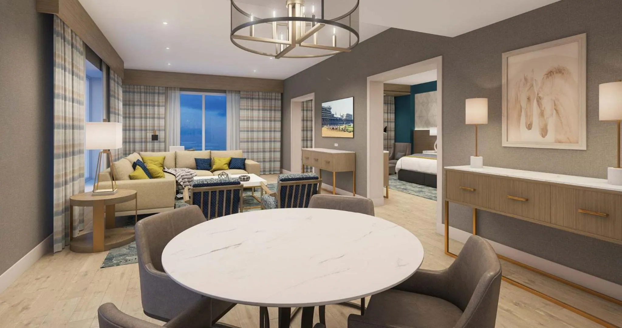 King Suite in Derby City Gaming & Hotel - A Churchill Downs Property